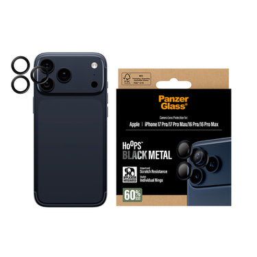 PanzerGlass Hoops Lens Protector for iPhone 17 Pro/17 Pro Max- Black